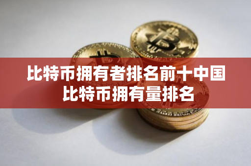 比特币拥有者排名前十中国 比特币拥有量排名