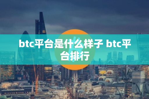 btc平台是什么样子 btc平台排行