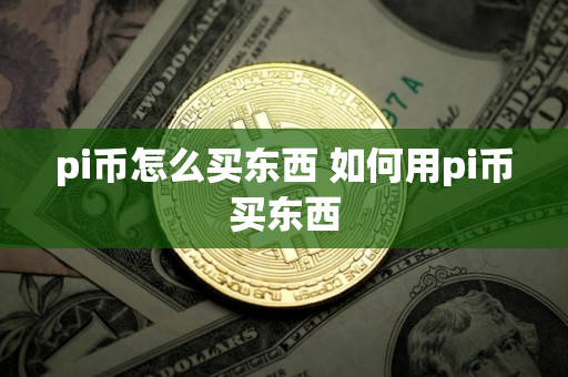 pi币怎么买东西 如何用pi币买东西