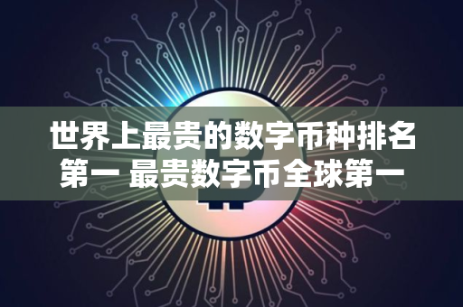 世界上最贵的数字币种排名第一 最贵数字币全球第一