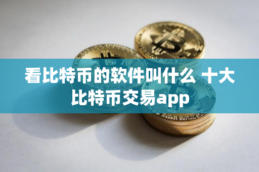 看比特币的软件叫什么 十大比特币交易app