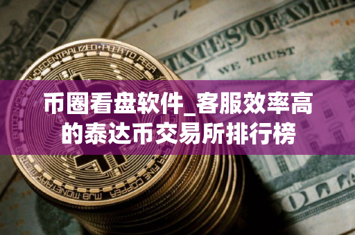 币圈看盘软件_客服效率高的泰达币交易所排行榜