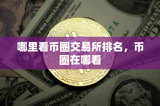 哪里看币圈交易所排名，币圈在哪看