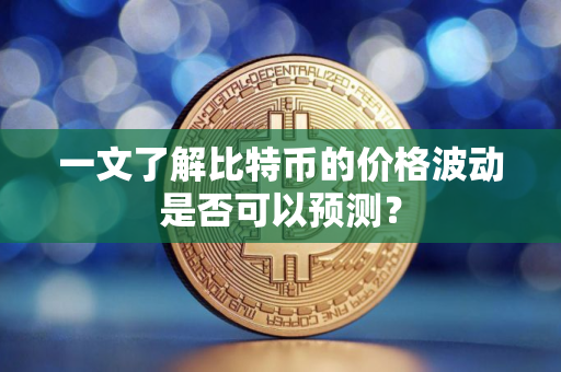 一文了解比特币的价格波动是否可以预测？