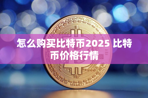 怎么购买比特币2025 比特币价格行情