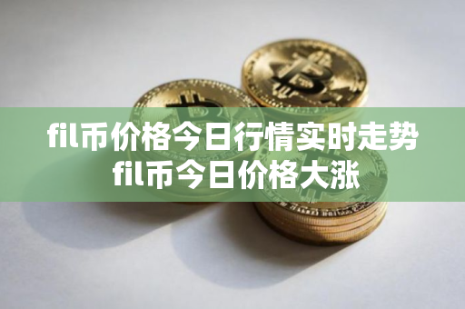 fil币价格今日行情实时走势 fil币今日价格大涨