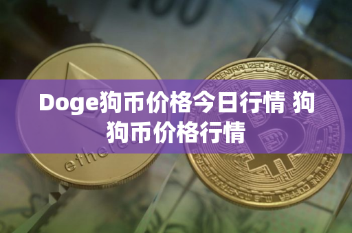Doge狗币价格今日行情 狗狗币价格行情