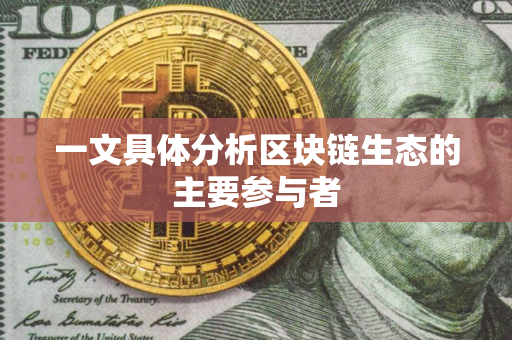 一文具体分析区块链生态的主要参与者