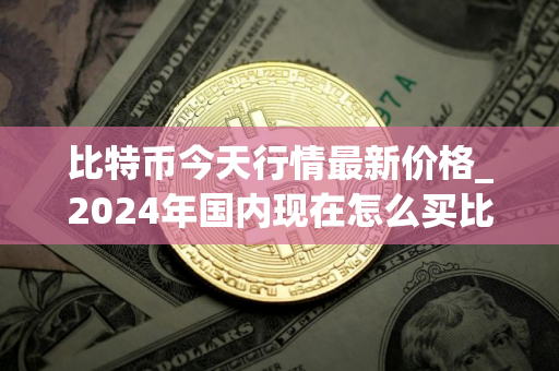 比特币今天行情最新价格_2024年国内现在怎么买比特币