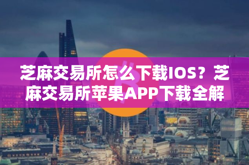 芝麻交易所怎么下载IOS？芝麻交易所苹果APP下载全解
