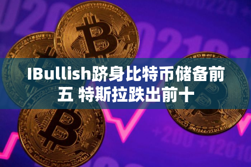 IBullish跻身比特币储备前五 特斯拉跌出前十