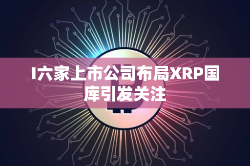 I六家上市公司布局XRP国库引发关注