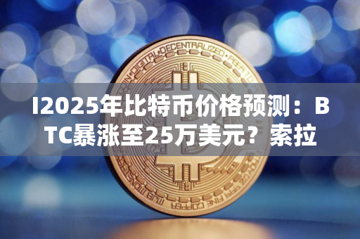 I2025年比特币价格预测：BTC暴涨至25万美元？索拉纳到800美元？