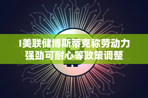 I美联储博斯蒂克称劳动力强劲可耐心等政策调整