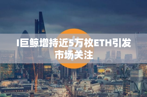 I巨鲸增持近5万枚ETH引发市场关注