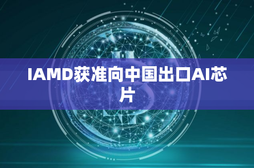 IAMD获准向中国出口AI芯片
