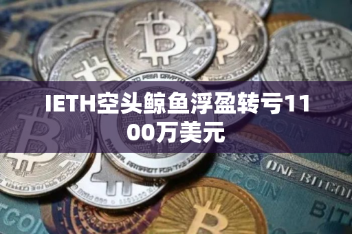 IETH空头鲸鱼浮盈转亏1100万美元