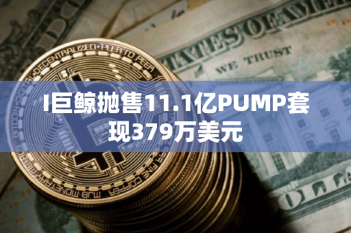 I巨鲸抛售11.1亿PUMP套现379万美元