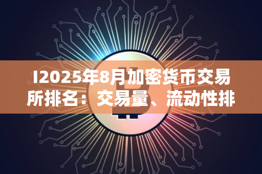 I2025年8月加密货币交易所排名：交易量、流动性排名前十的交易所是哪些？