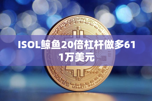 ISOL鲸鱼20倍杠杆做多611万美元