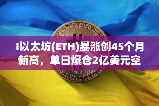 I以太坊(ETH)暴涨创45个月新高,单日爆仓2亿美元空头 I以太坊(ETH)暴涨创45个月新高,单日爆仓2亿美元空头