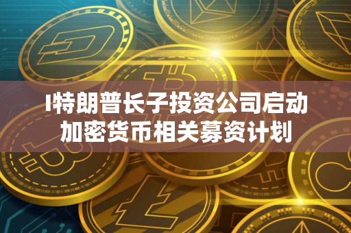 I特朗普长子投资公司启动加密货币相关募资计划