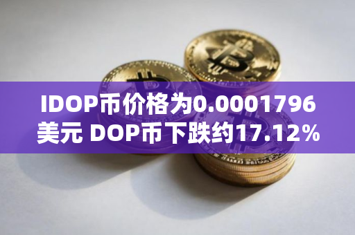 IDOP币价格为0.0001796美元 DOP币下跌约17.12%