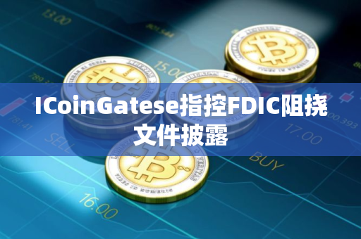 ICoinGatese指控FDIC阻挠文件披露