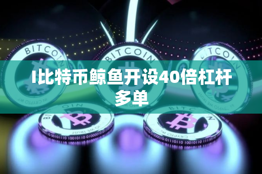 I比特币鲸鱼开设40倍杠杆多单