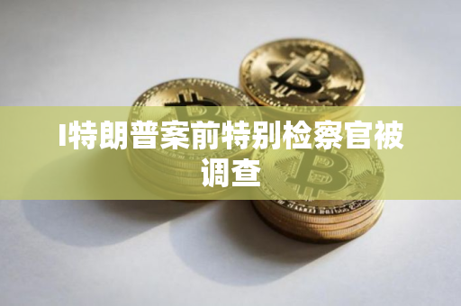 I特朗普案前特别检察官被调查