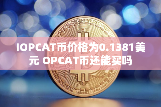 IOPCAT币价格为0.1381美元 OPCAT币还能买吗