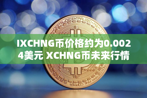 IXCHNG币价格约为0.0024美元 XCHNG币未来行情预测