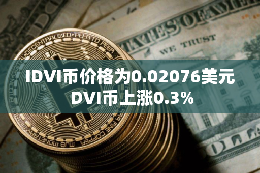 IDVI币价格为0.02076美元 DVI币上涨0.3%