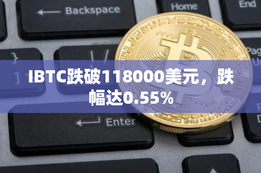 IBTC跌破118000美元，跌幅达0.55%