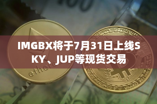 IMGBX将于7月31日上线SKY、JUP等现货交易