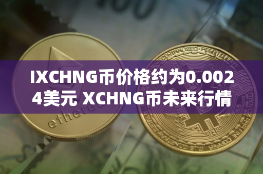 IXCHNG币价格约为0.0024美元 XCHNG币未来行情预测