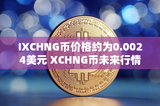 IXCHNG币价格约为0.0024美元 XCHNG币未来行情预测