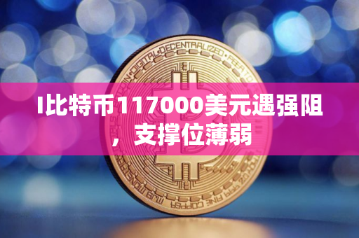 I比特币117000美元遇强阻，支撑位薄弱