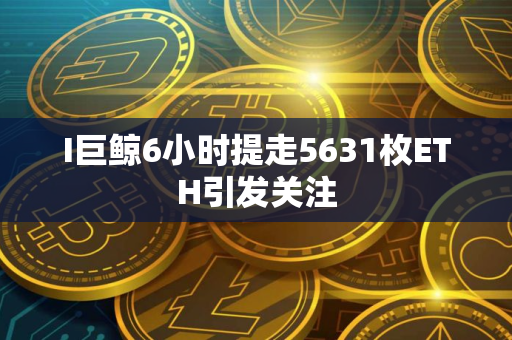 I巨鲸6小时提走5631枚ETH引发关注