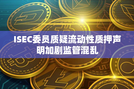 ISEC委员质疑流动性质押声明加剧监管混乱