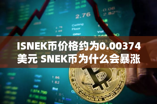 ISNEK币价格约为0.00374美元 SNEK币为什么会暴涨
