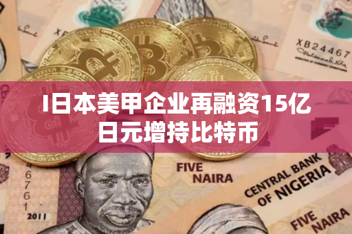 I日本美甲企业再融资15亿日元增持比特币