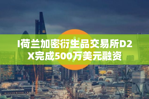 I荷兰加密衍生品交易所D2X完成500万美元融资