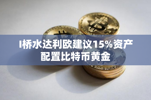 I桥水达利欧建议15%资产配置比特币黄金