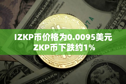 IZKP币价格为0.0095美元 ZKP币下跌约1%