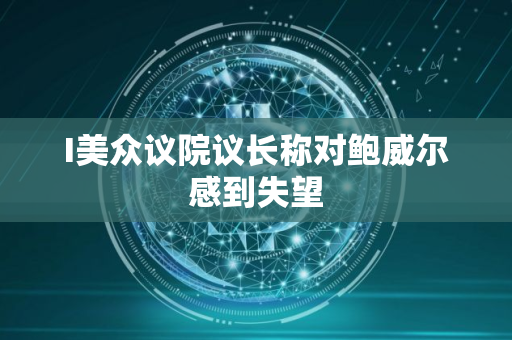 I美众议院议长称对鲍威尔感到失望