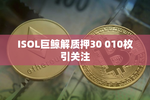 ISOL巨鲸解质押30 010枚引关注