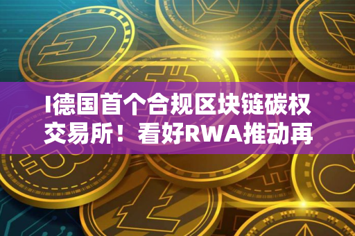 I德国首个合规区块链碳权交易所！看好RWA推动再生能源市场
