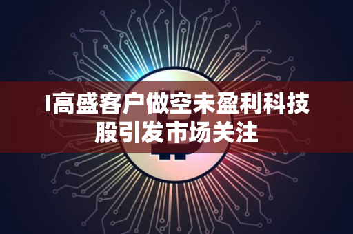 I高盛客户做空未盈利科技股引发市场关注