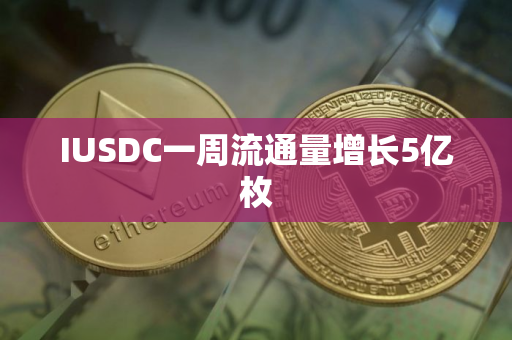 IUSDC一周流通量增长5亿枚